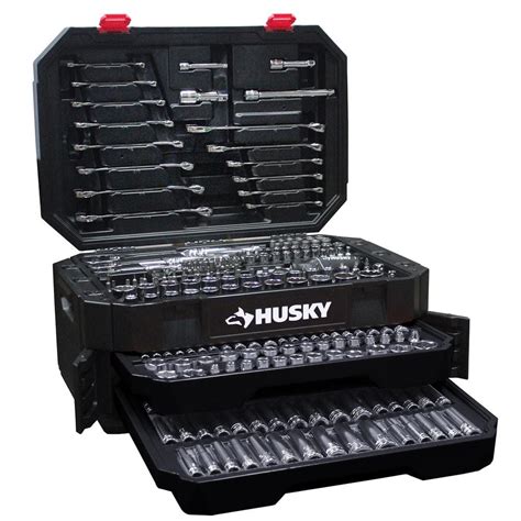 husky steel tool box set|husky tool sets with everything.